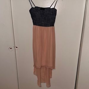 Denim and pink Dress